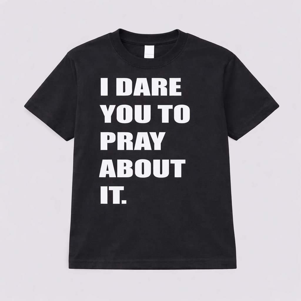 Children's black short sleeve t-shirt